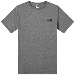 The north face t shirt grey best sale